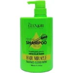 شامپو گیاهی بدون سولفات Hair Miracle گلامور سبز 900 میلی‌ لیتر